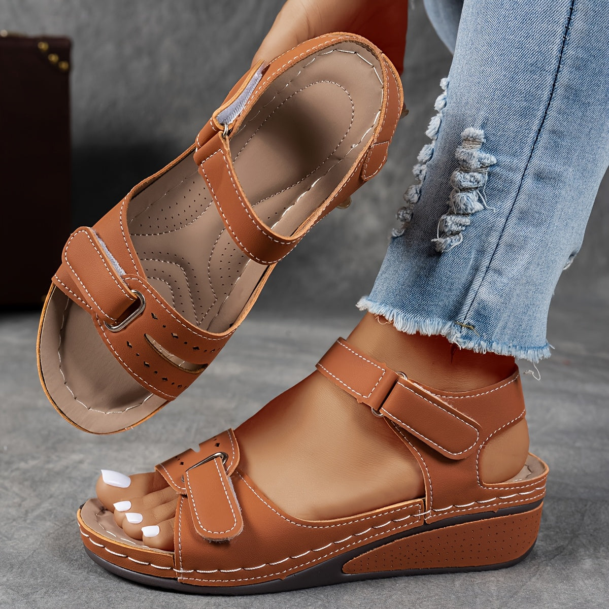 POPPY - BREATHABLE SANDALS WITH COMFORTABLE ANKLE STRAP