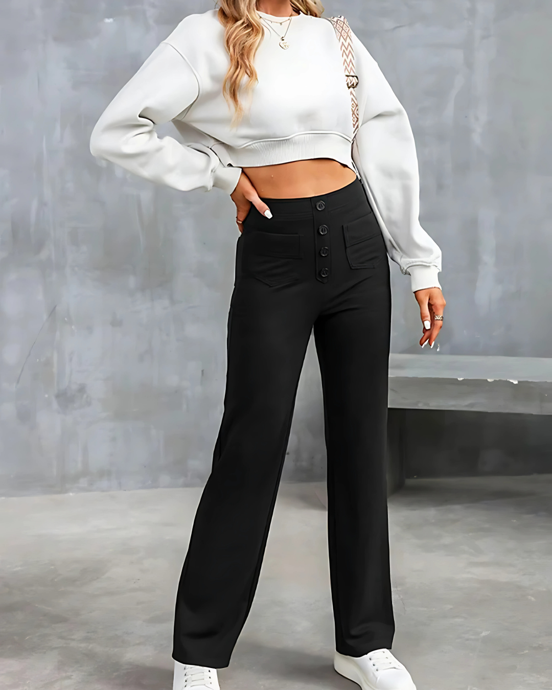 Noémie - High-Stretch & Stylish Pants