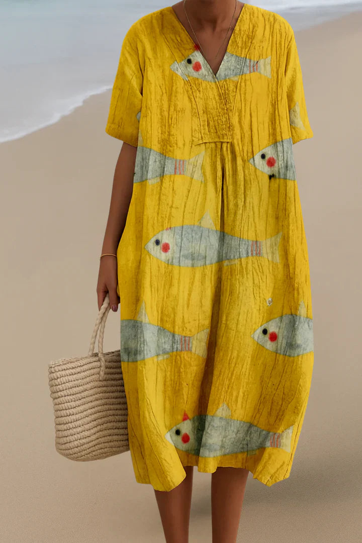 ELARA | KUNSTGEÏNSPIREERDE JURK