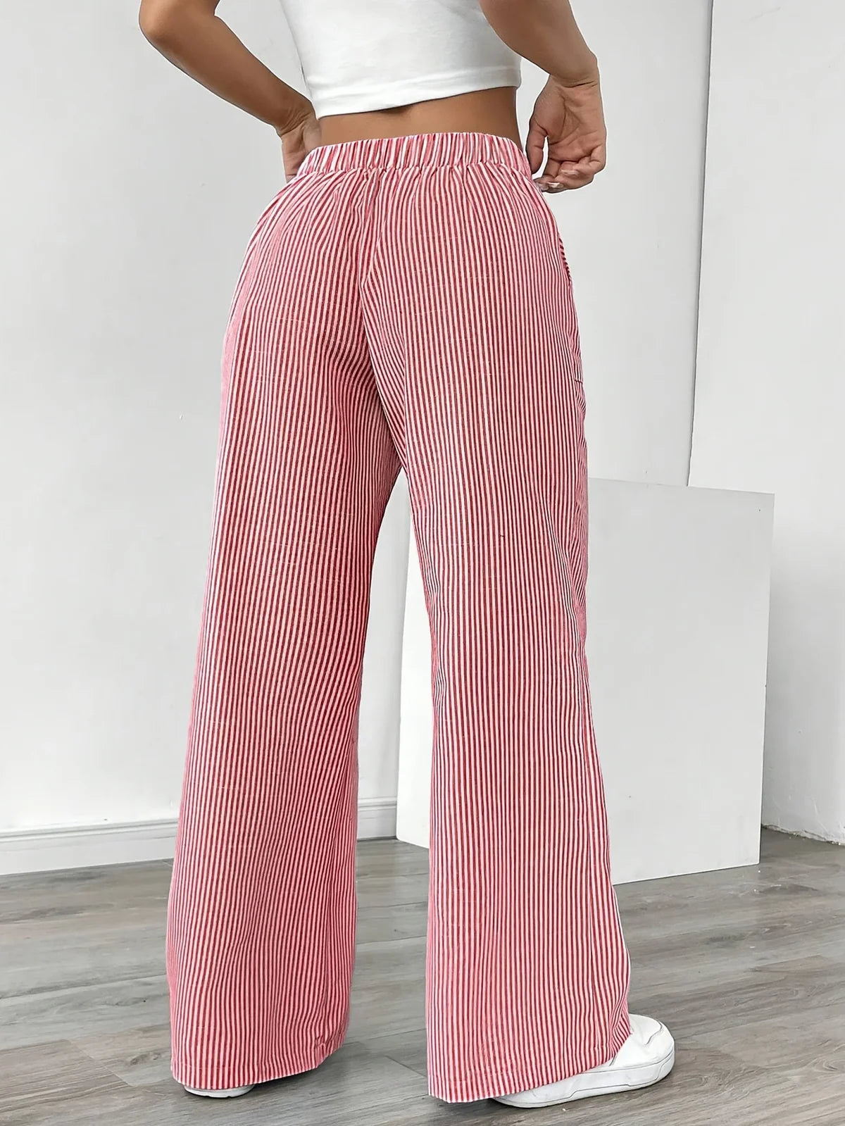 Lyra - Wide-Leg Drawstring Pants