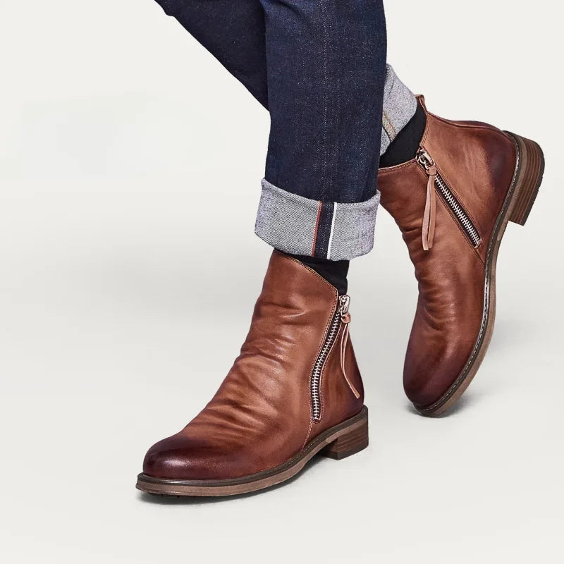 Hayden - Cavallino Chelsea Boots
