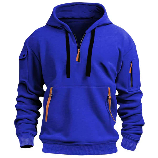 James - Warme & Comfortabele Hoodie (Blauw)