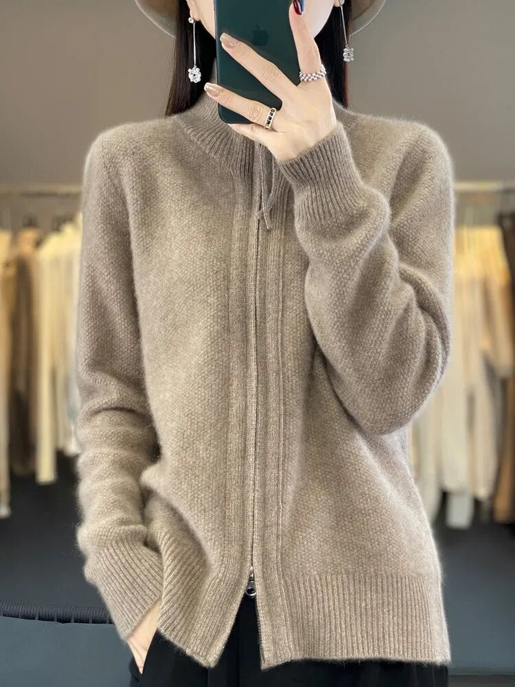 Cozy Zip-Up Cardigan
