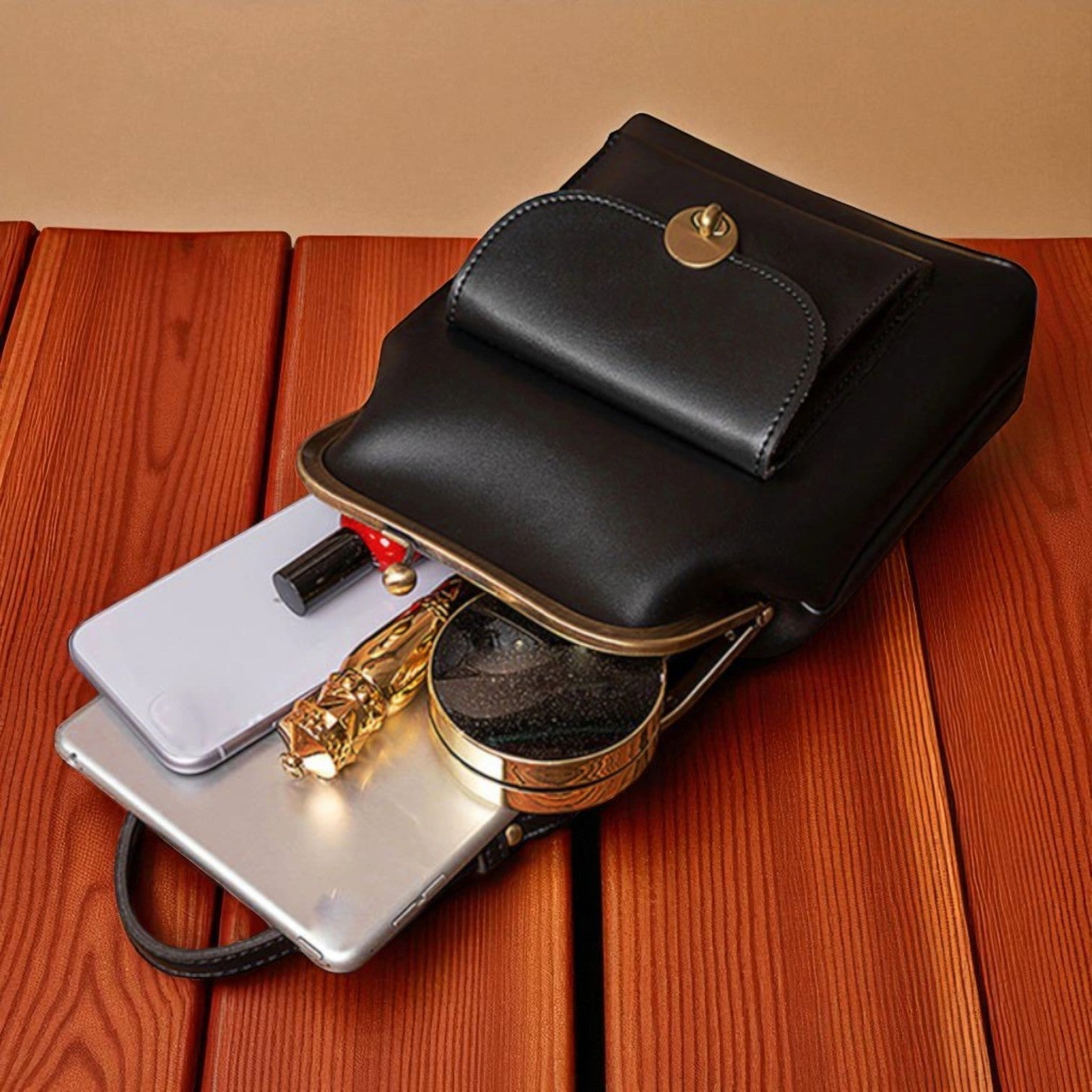 Vintage tas Max - belangrijkste retro stijl elegante Grace stukken