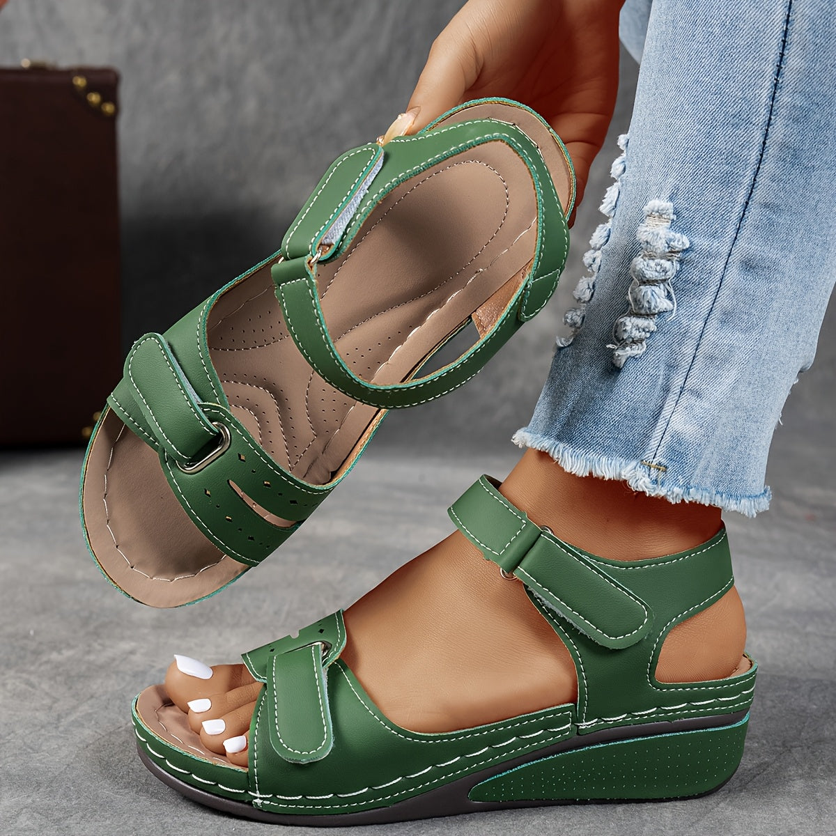 POPPY - BREATHABLE SANDALS WITH COMFORTABLE ANKLE STRAP