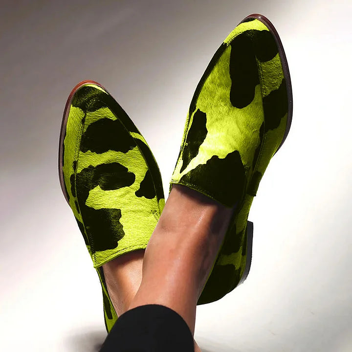 Statement Loafers met Dierenprint