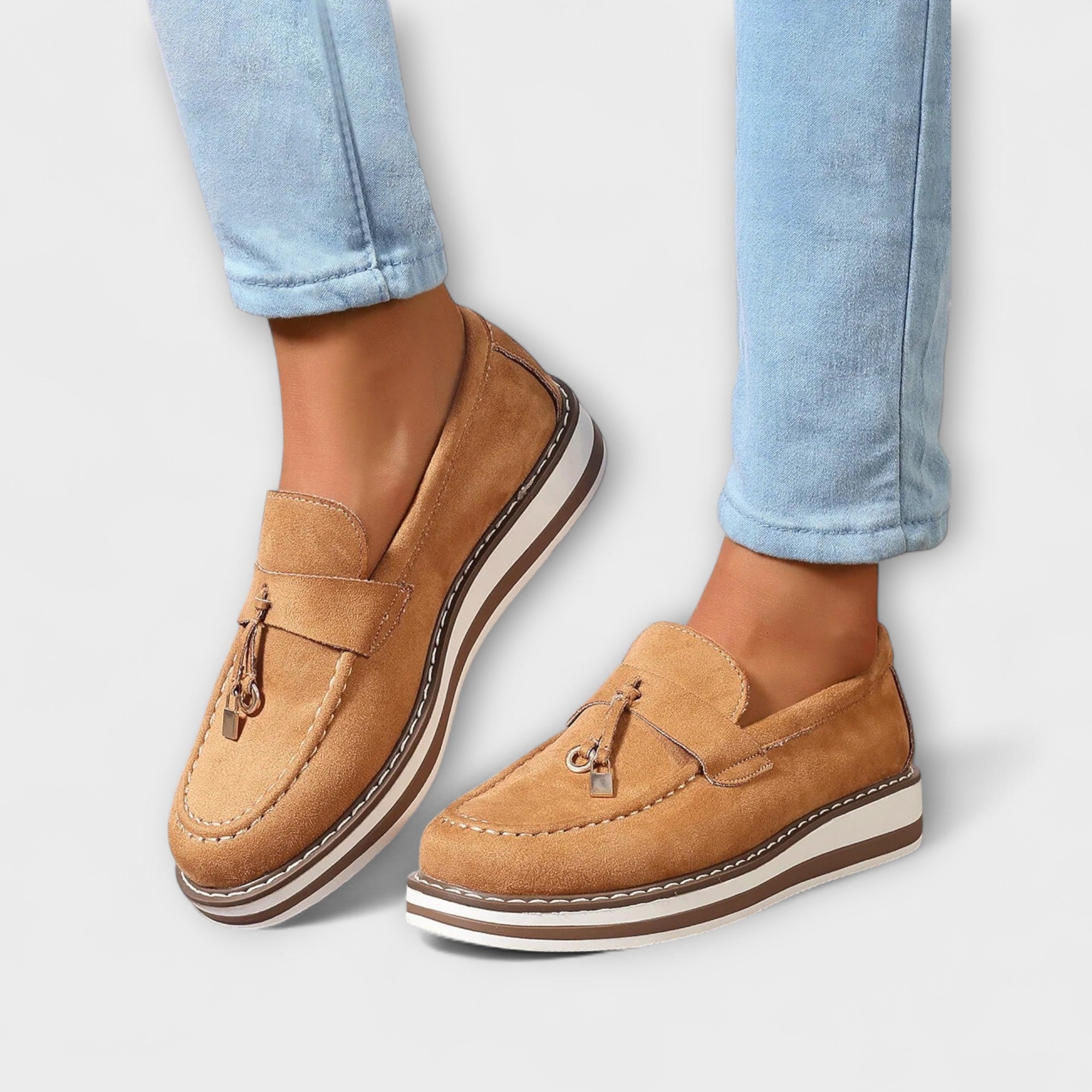 Halo - Mocassins à Bout Rond