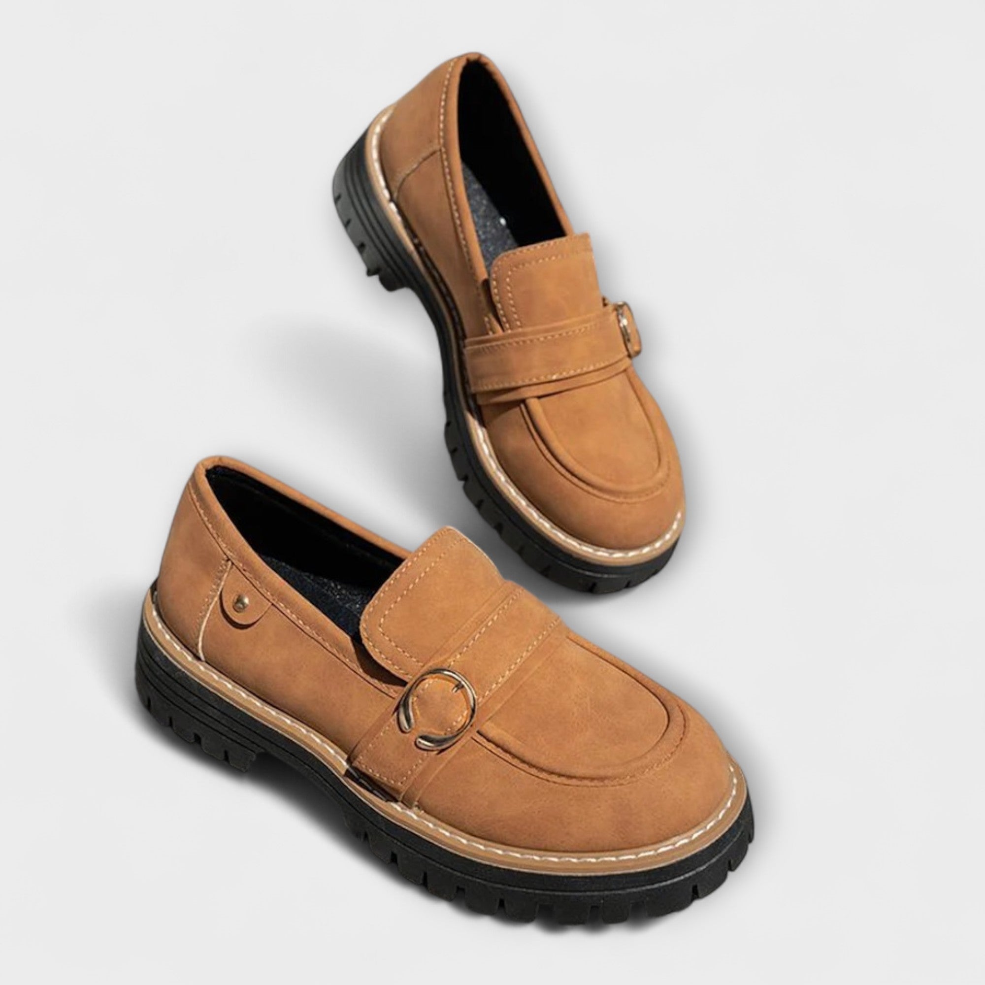Lora - Mocassins Décontractés à Bout Rond