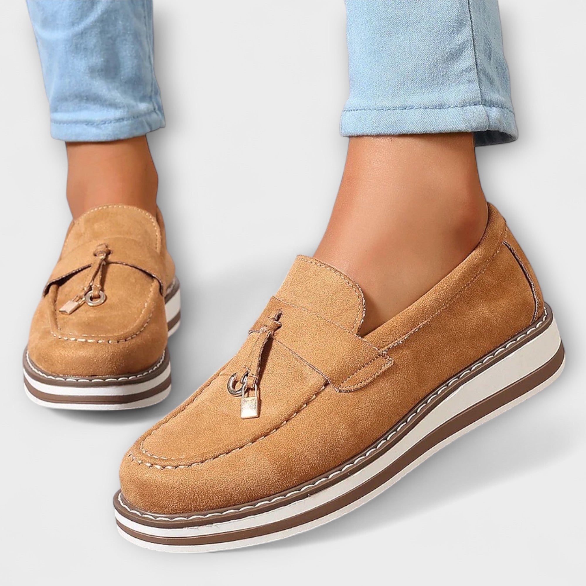Halo - Mocassins à Bout Rond