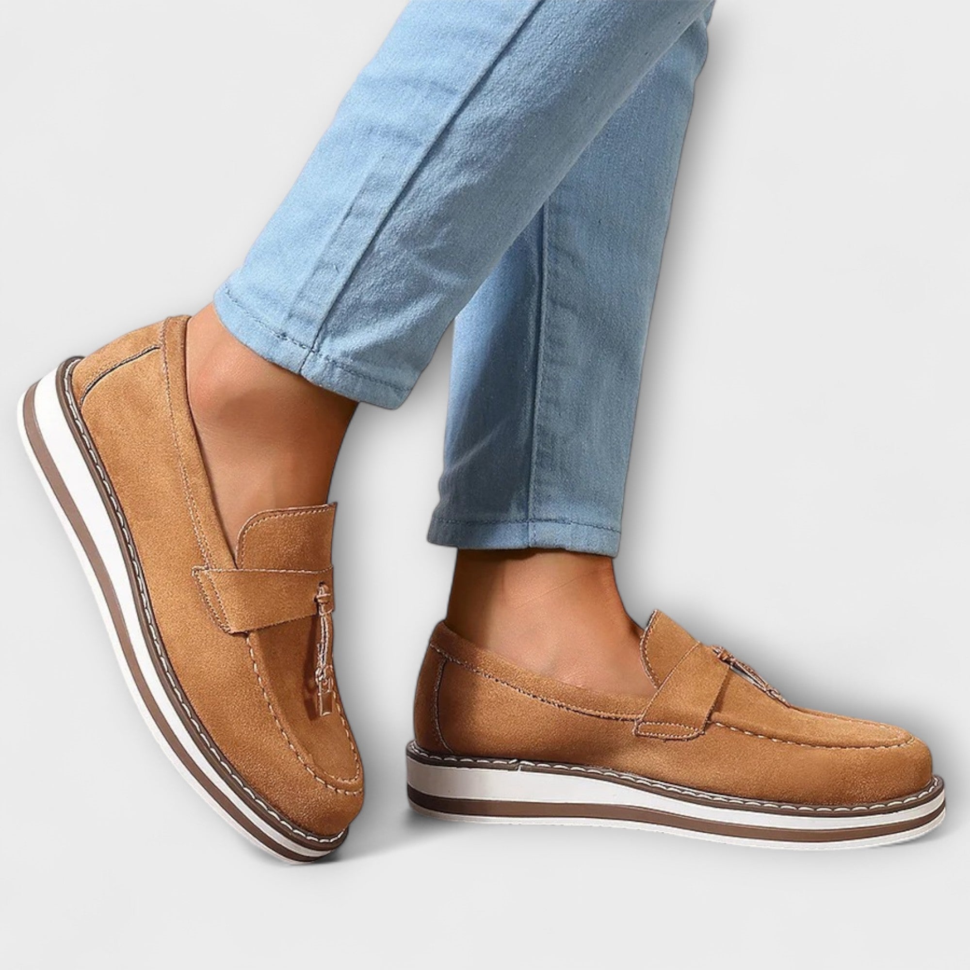 Halo - Mocassins à Bout Rond