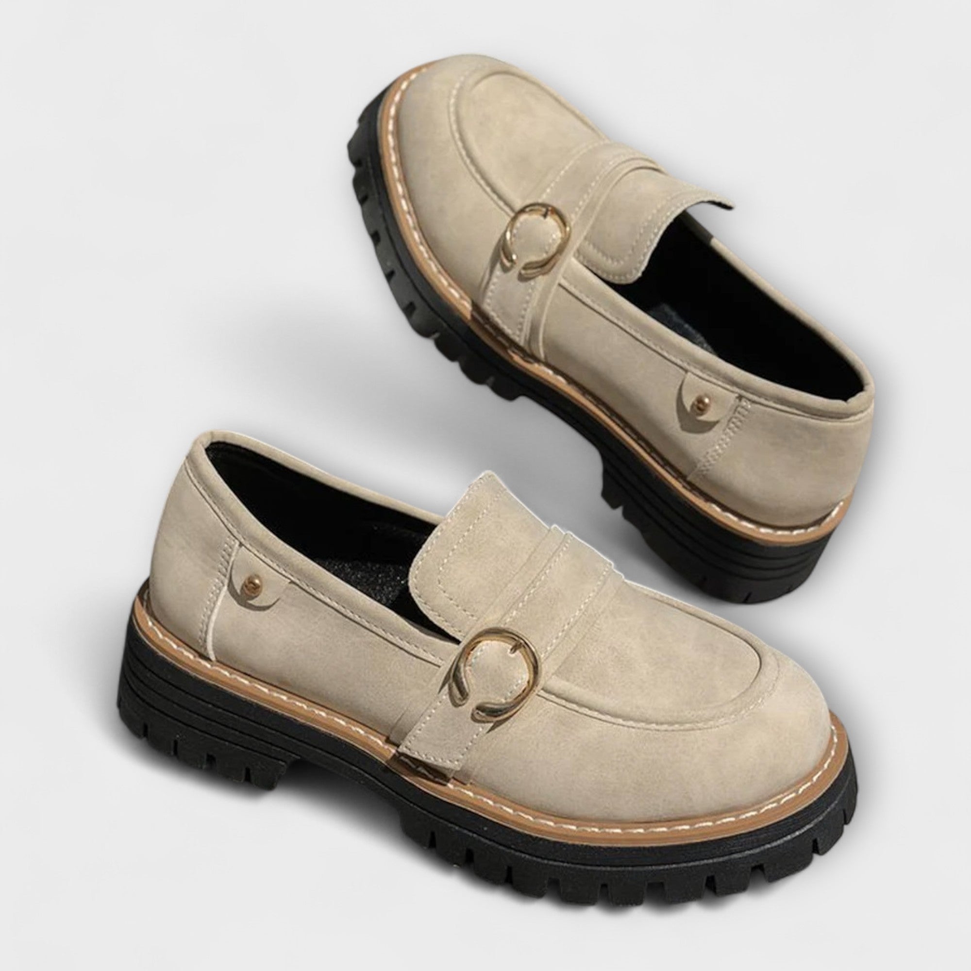 Lora - Mocassins Décontractés à Bout Rond