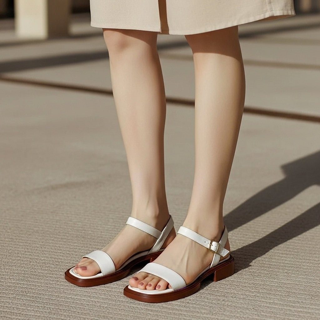 Olivia - Casual Buckle Strap Sandals