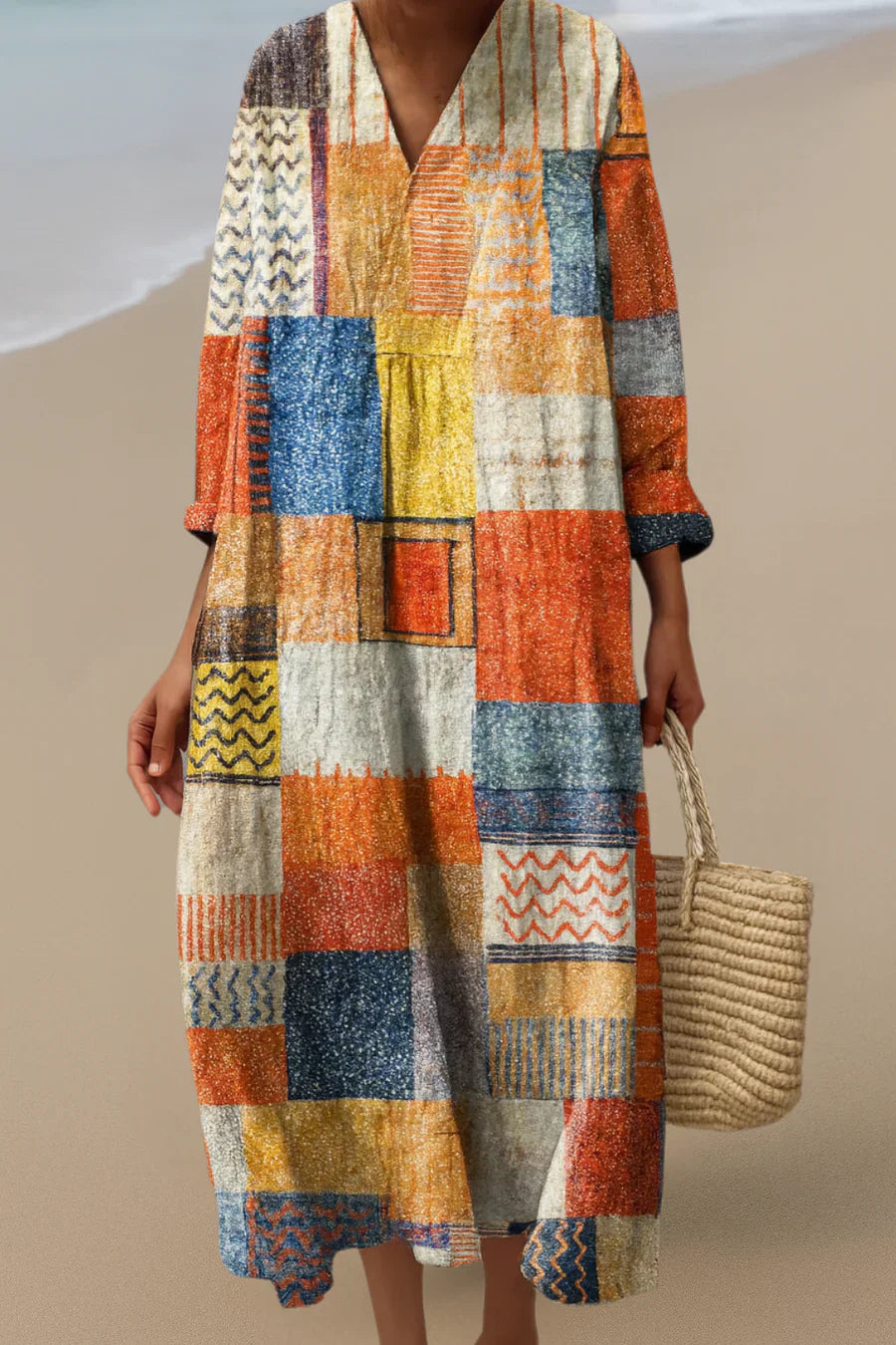 ELARA | PATCHWORK BOHO JURK