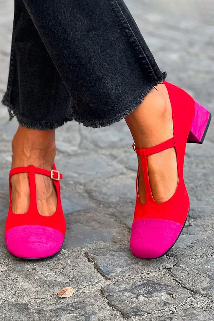 Mary Jane Schoenen met Contrast