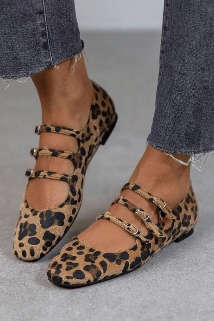 Luipaard Flats met Gesp
