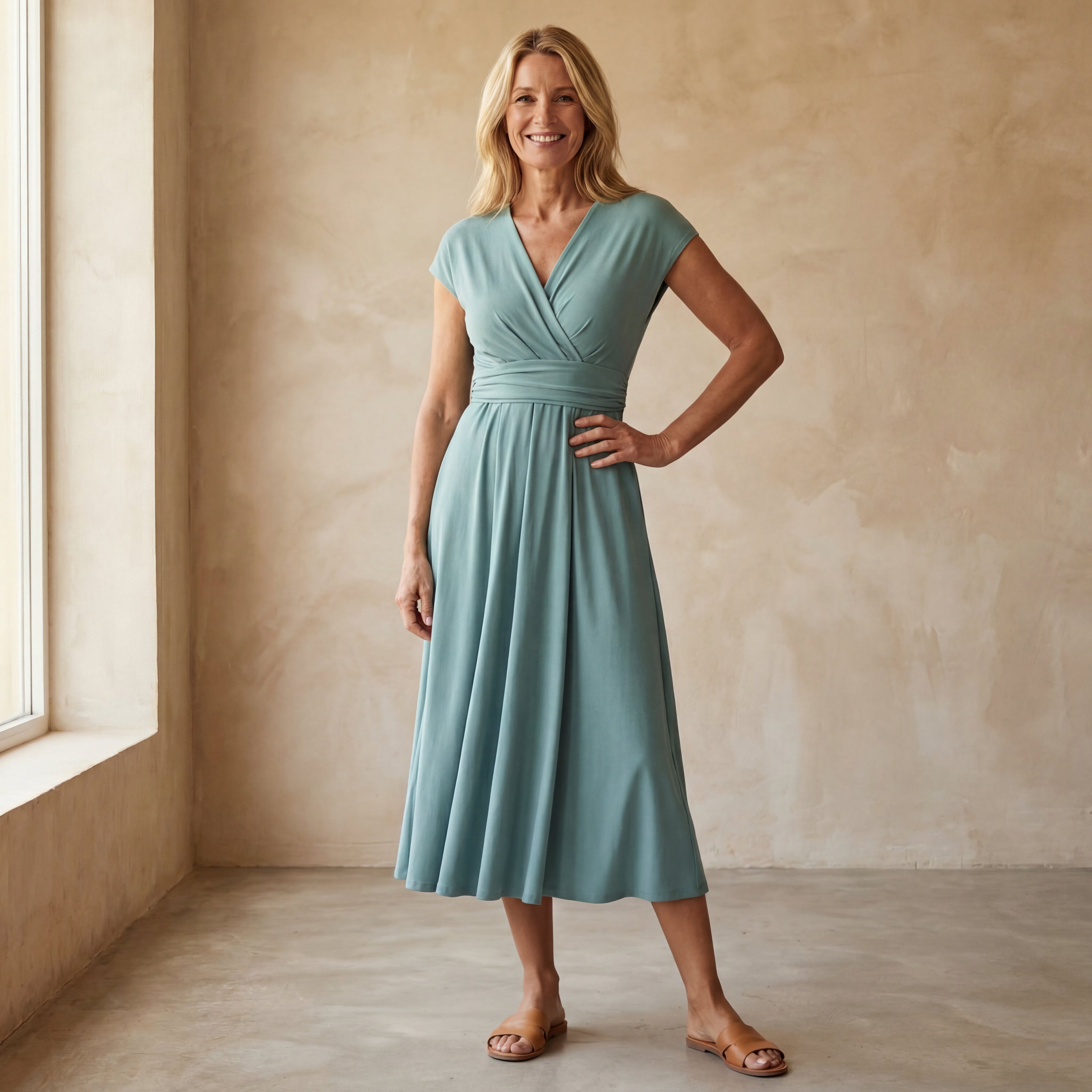 Ilse - Elegante Jurk met V-hals