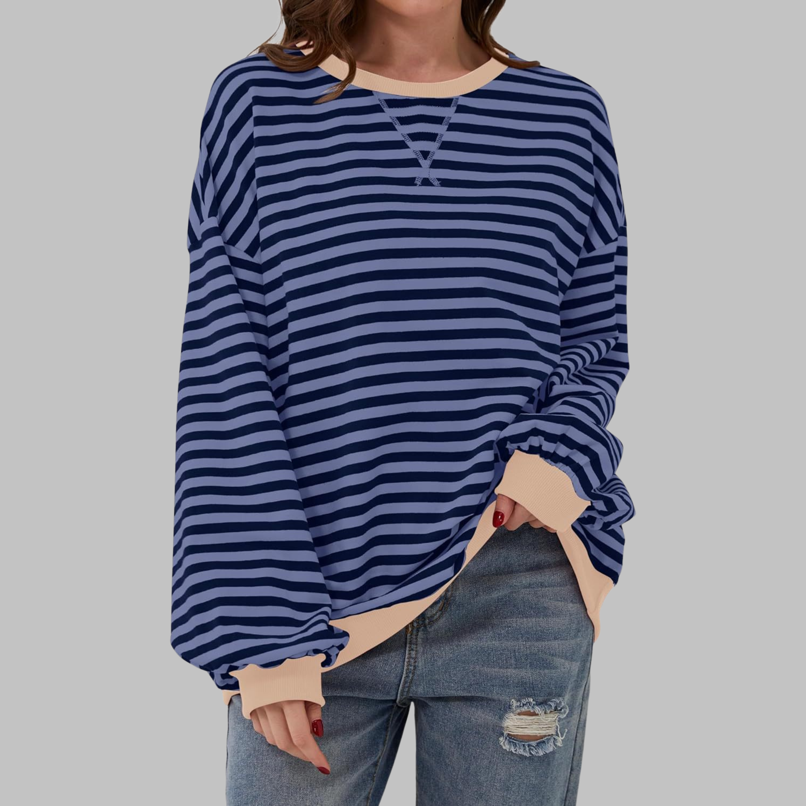 Amy – Casual Gestreepte Trui
