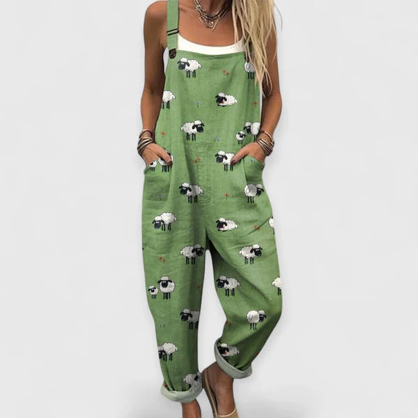 Lotte – Comfortabele Overall met Print