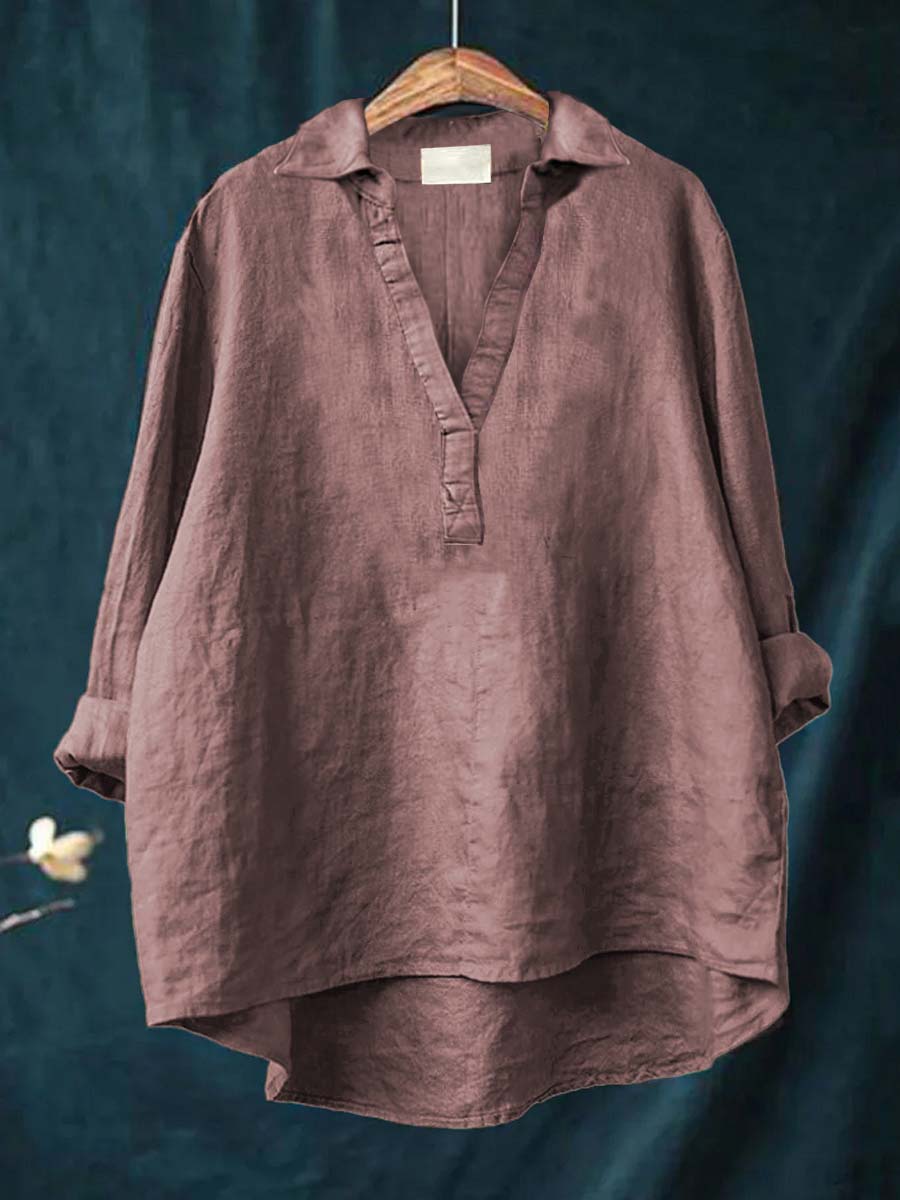 Andrea | Elegante Linnen Zomerblouse