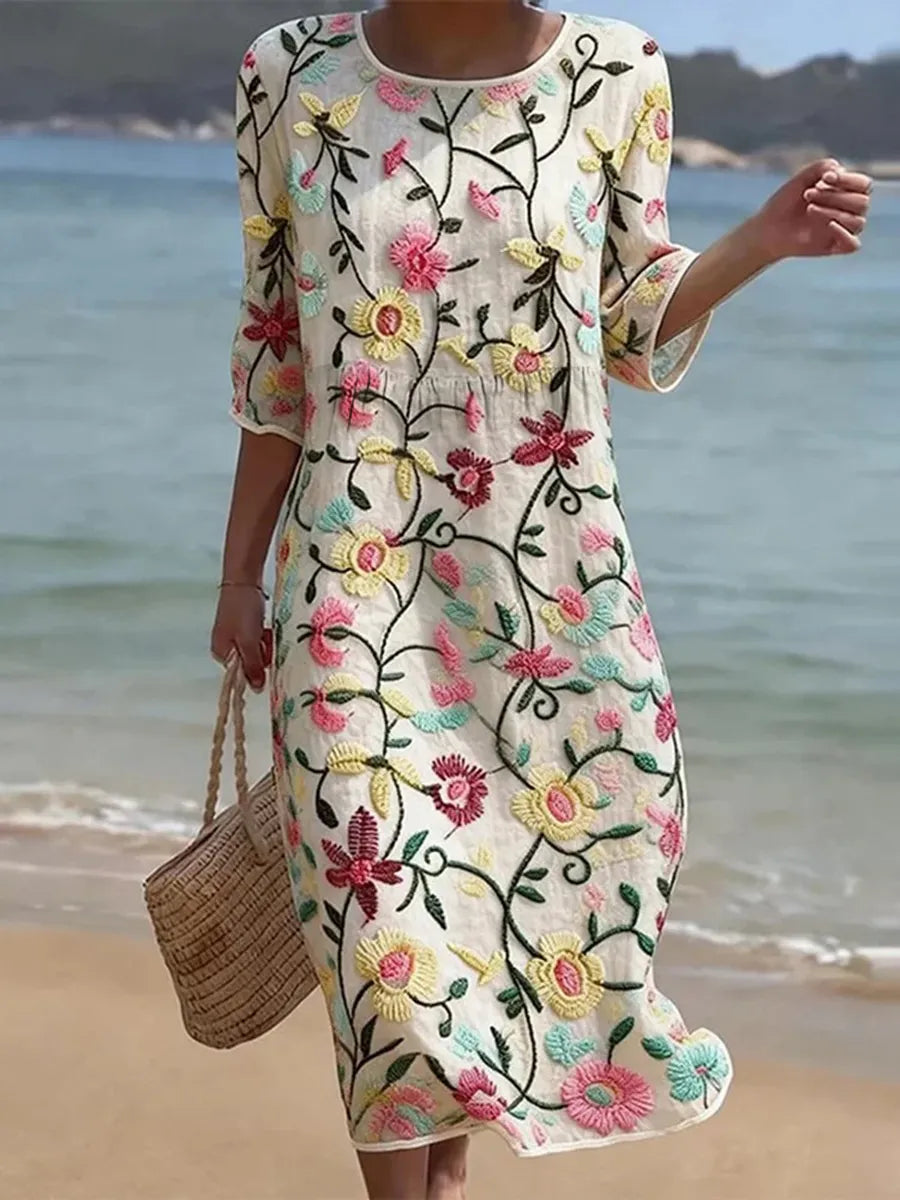 Rebecca | Damesjurk met Bloemenprint