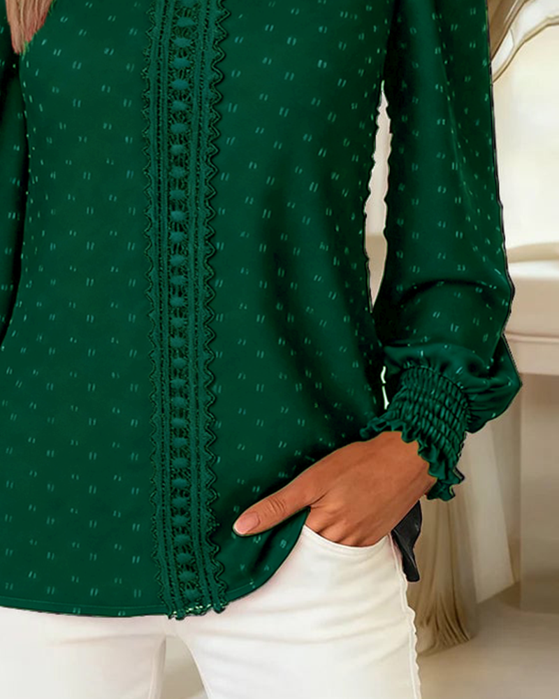 Femke - Elegante Top met Lange Mouwen