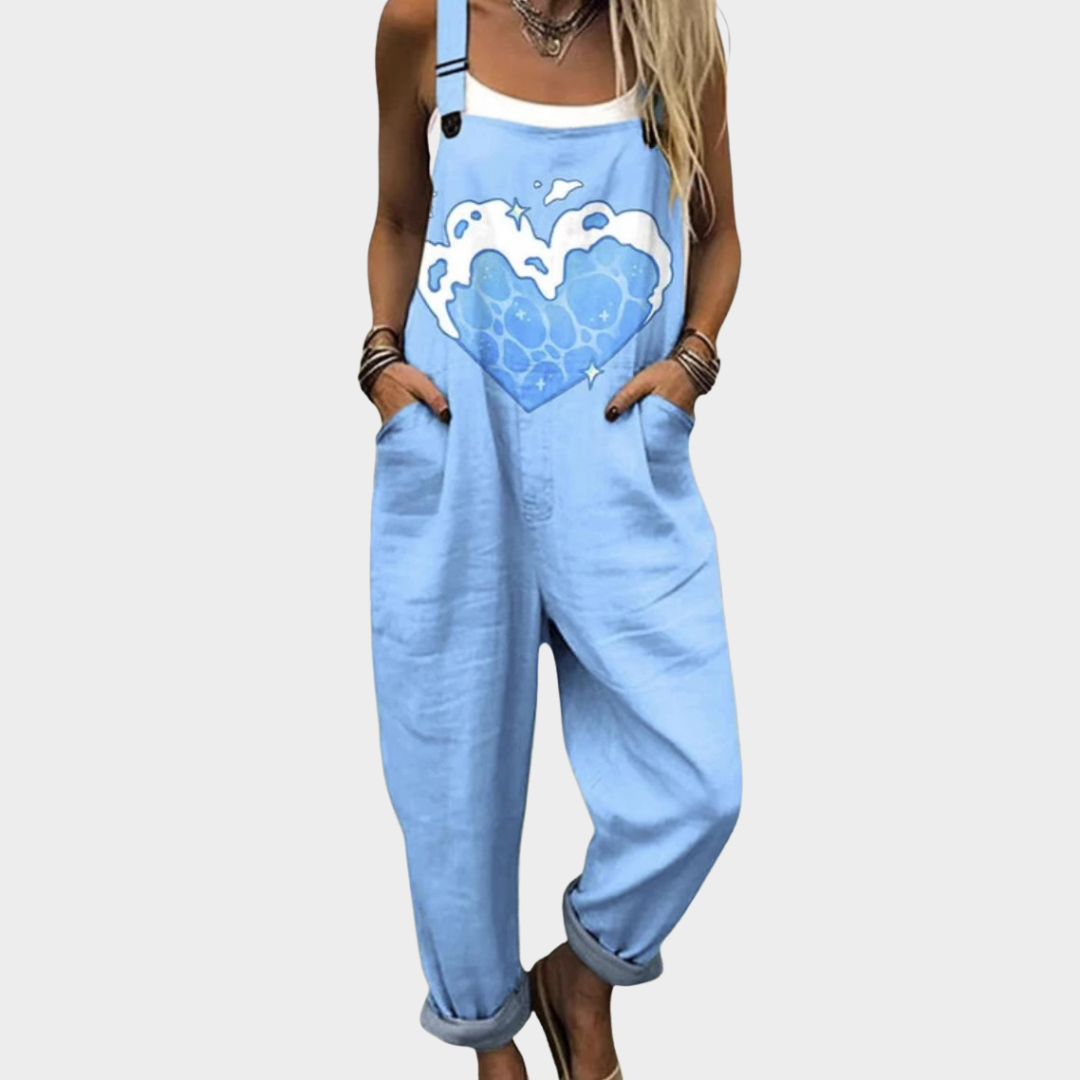 Lotte – Comfortabele Overall met Print