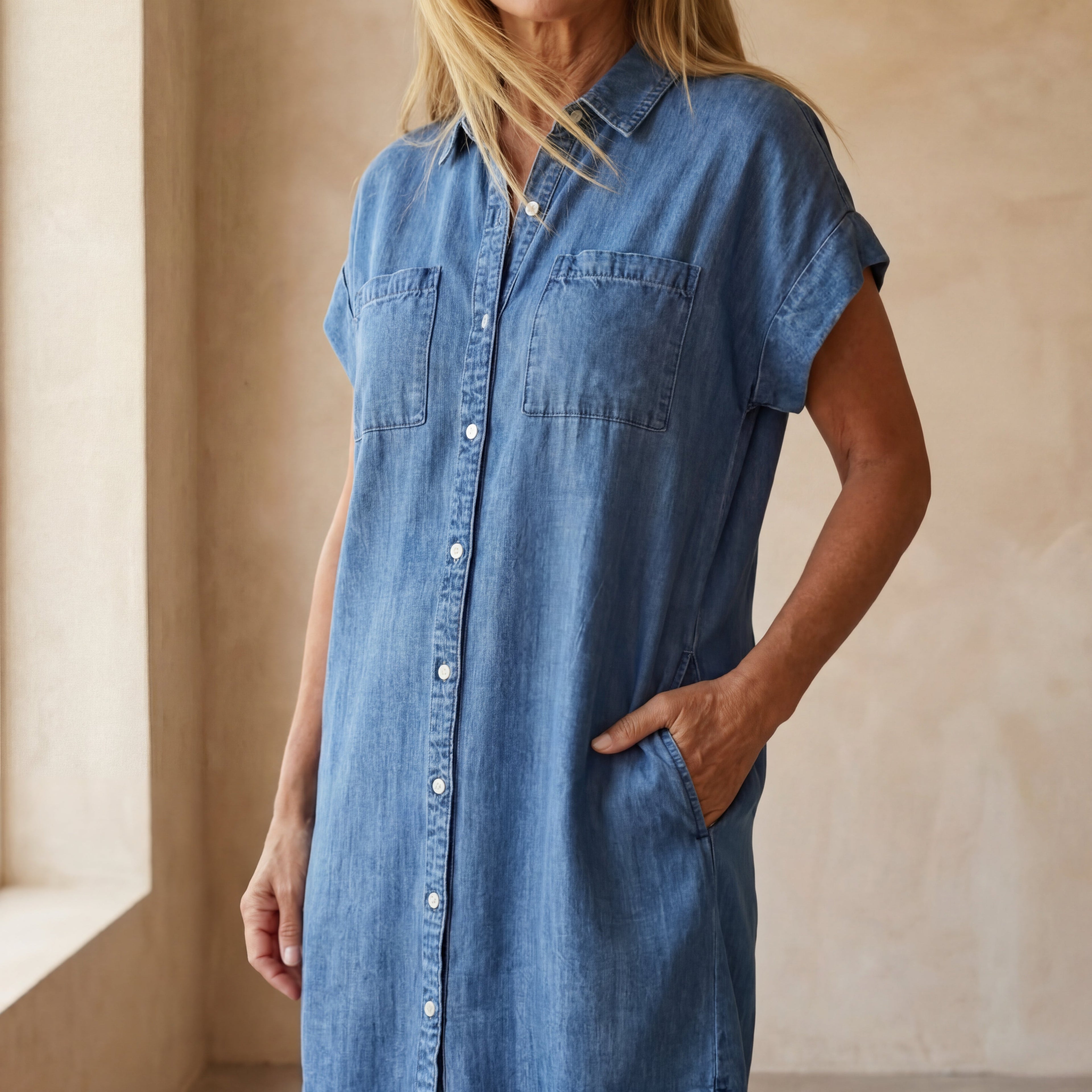 Elise - Denim Jurk