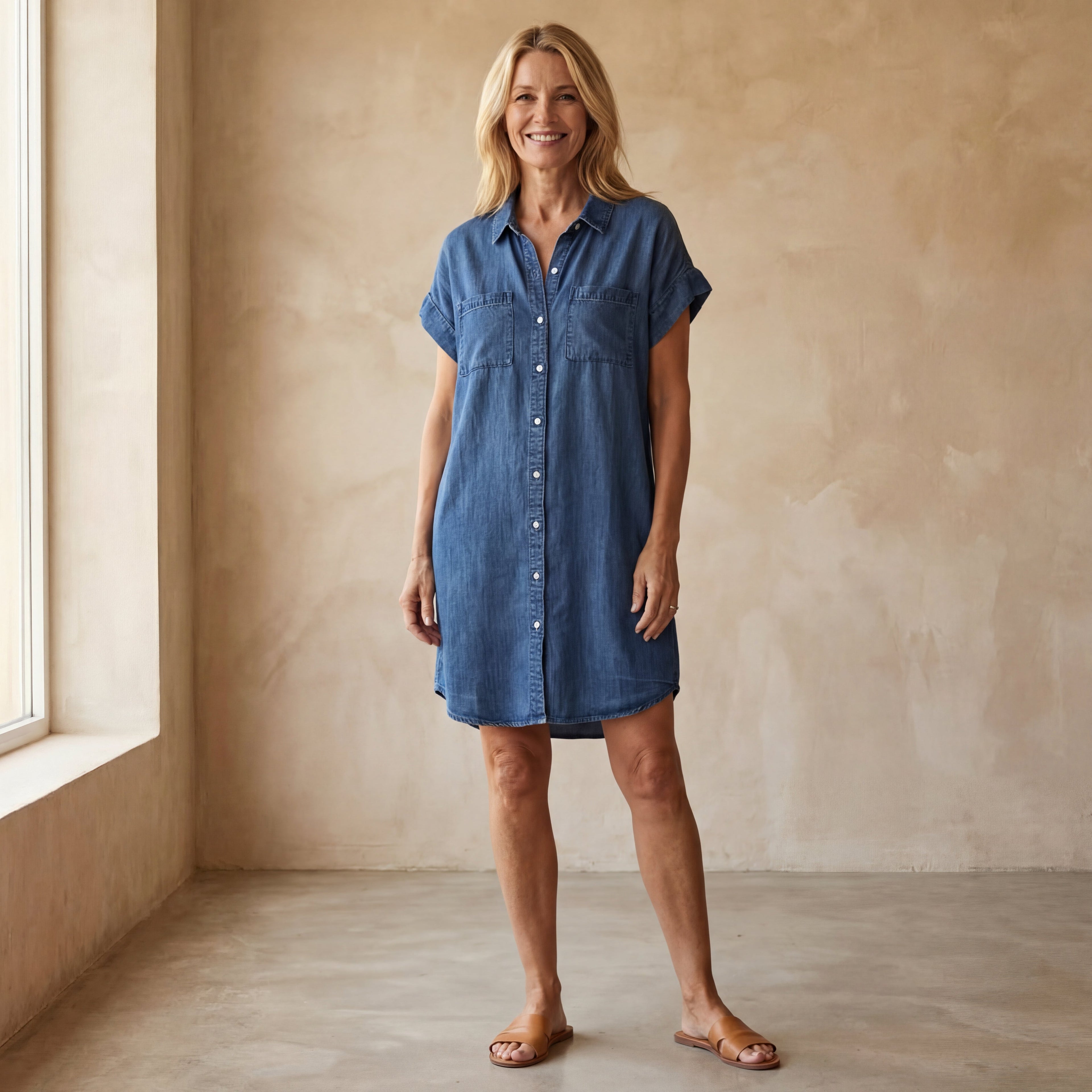 Elise - Denim Jurk