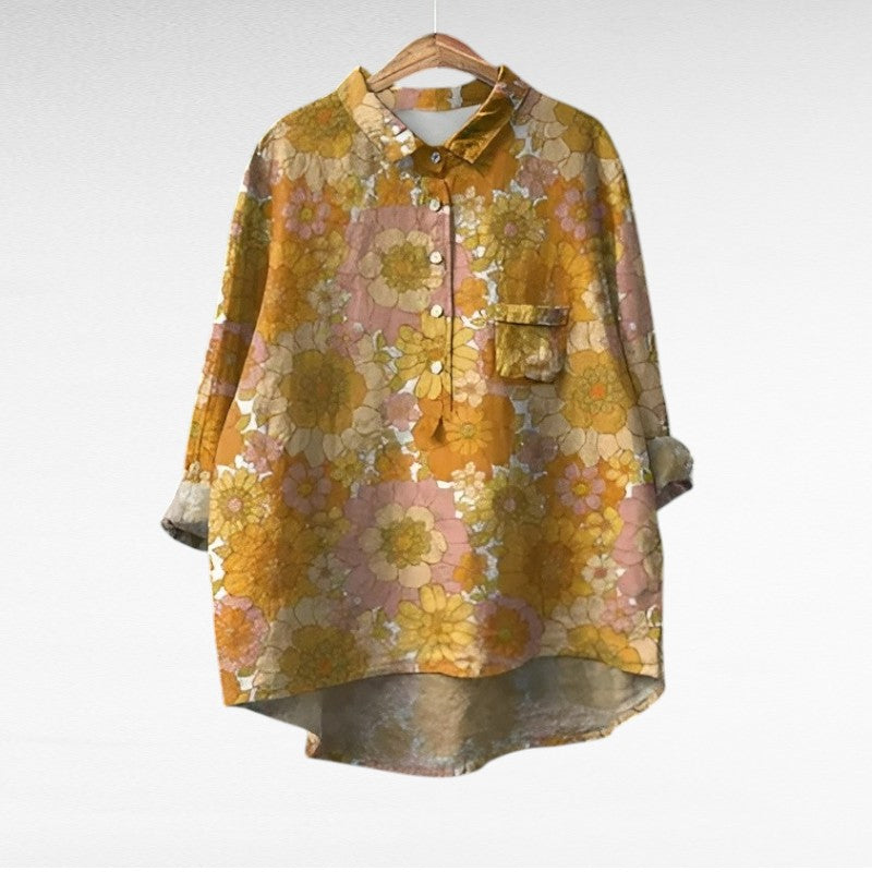 Noémie | Elegante Linnen Zomerblouse