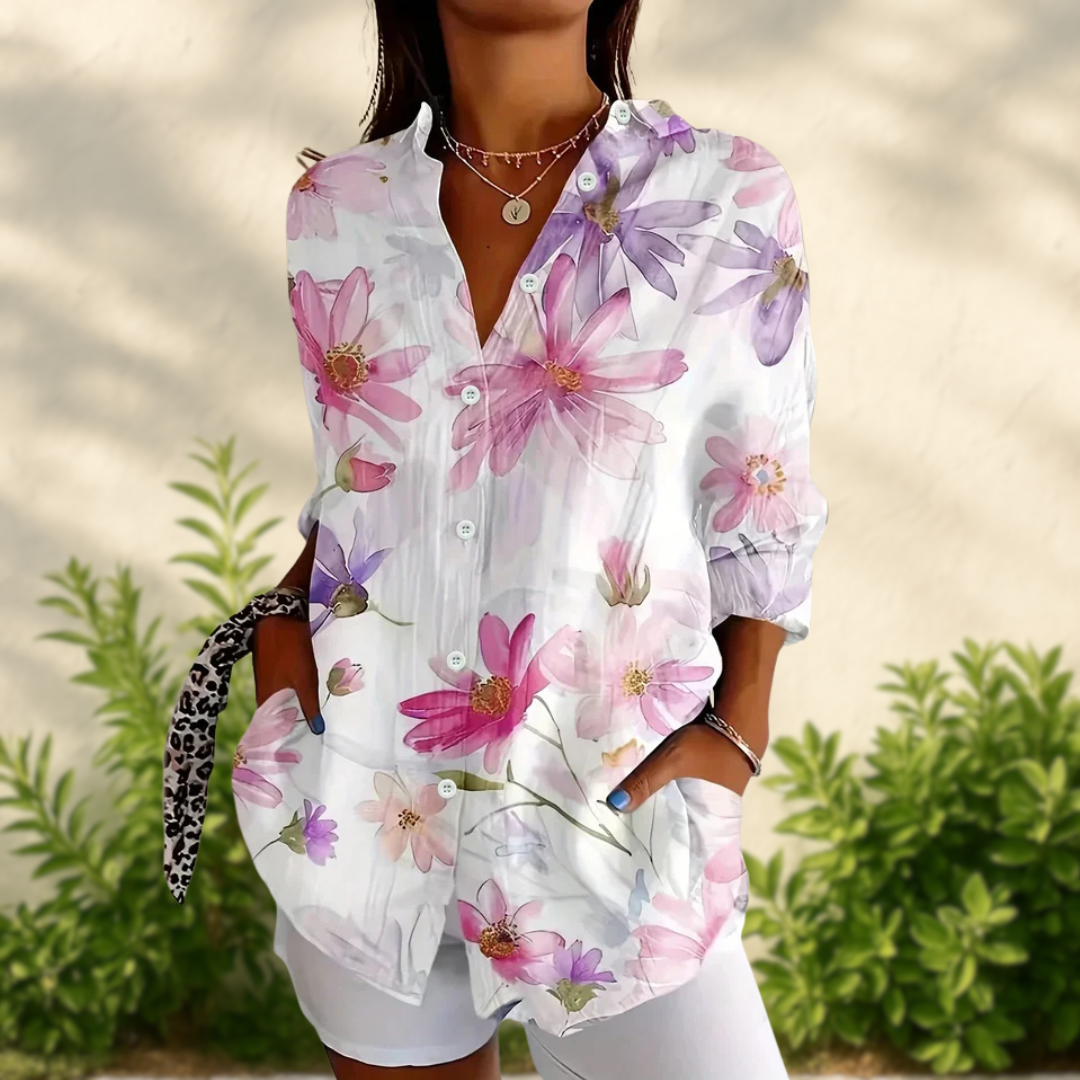 Anika - Floral Print Blouse