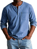Finn - Vintage Casual Shirt (Blauw)