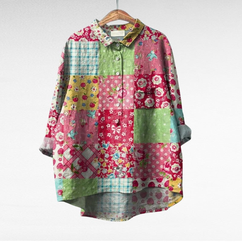 Thérèse | Elegante Linnen Zomerblouse