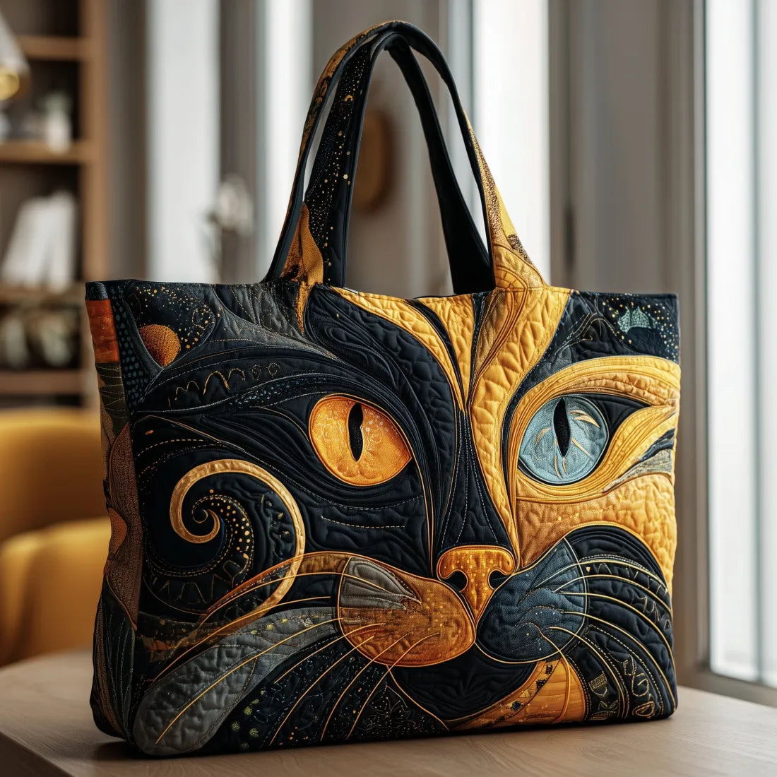 Gewatteerde Tas Mystieke Kat