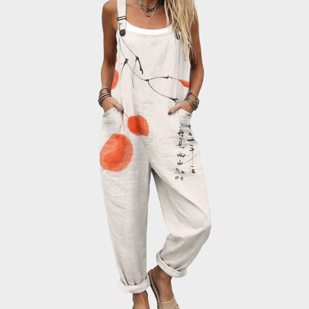 Lotte – Comfortabele Overall met Print