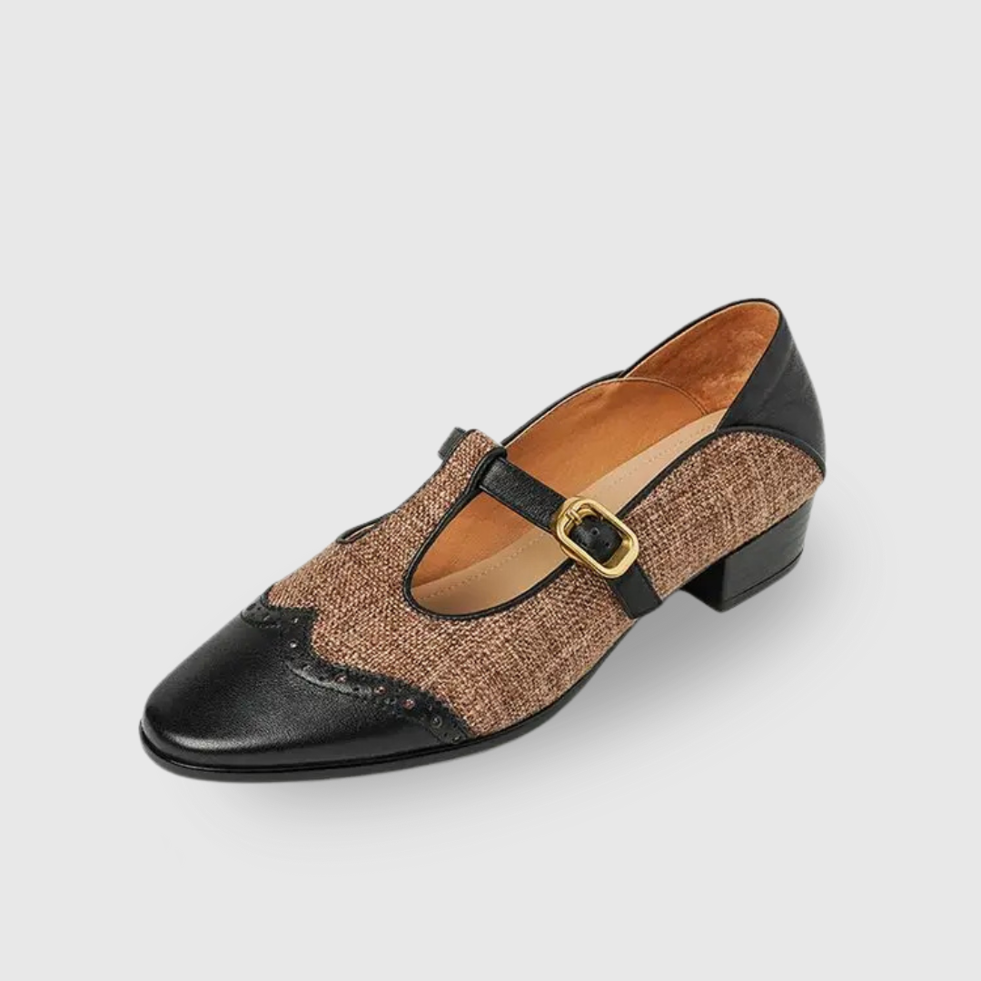 Chloé - Vintage Leren Schoenen met Gesp