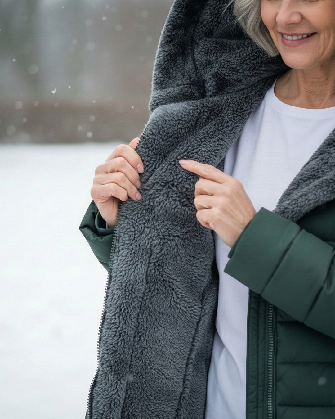 Clair | Gevoerde Pufferjas met Fleece