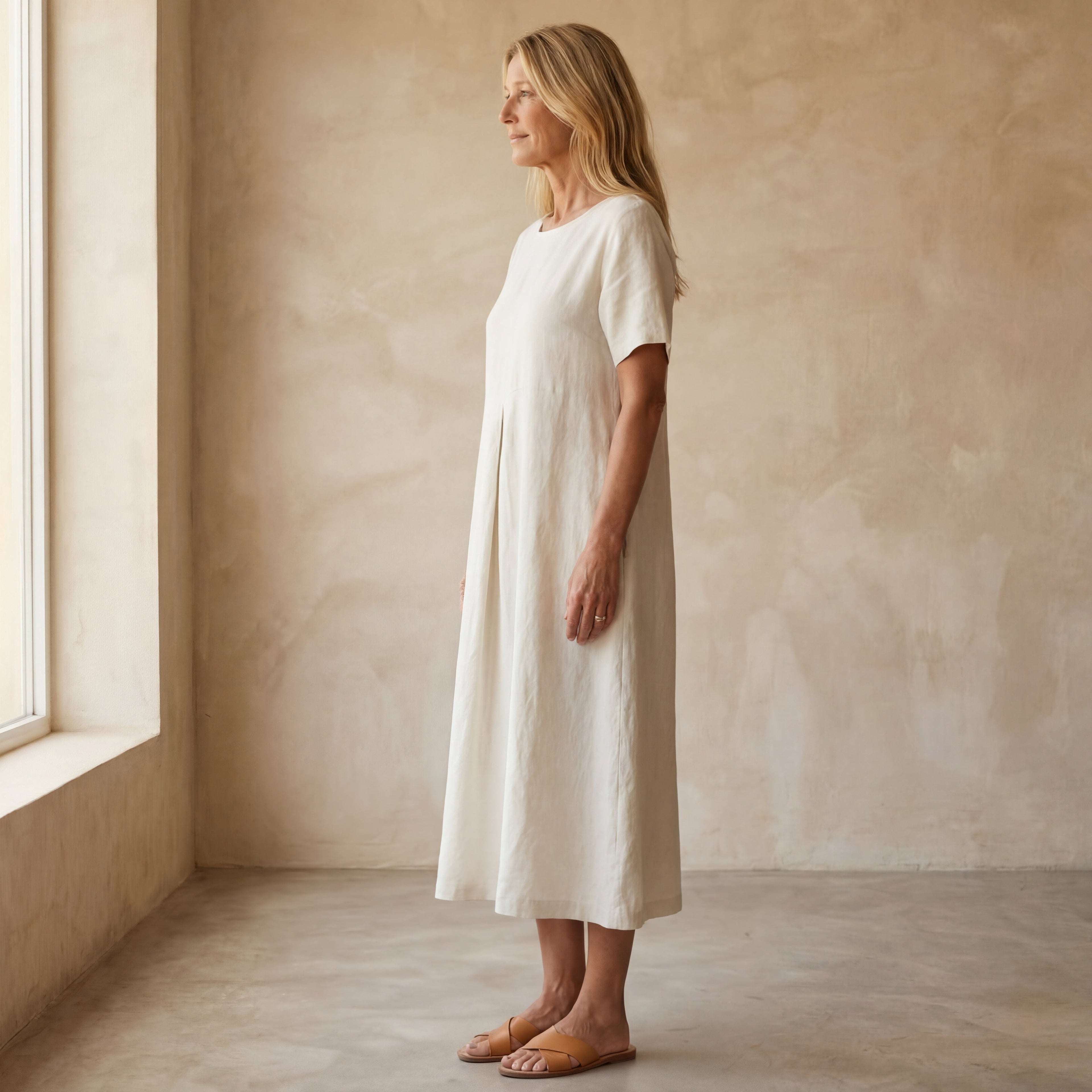Anna - Comfortabele Katoenen Jurk