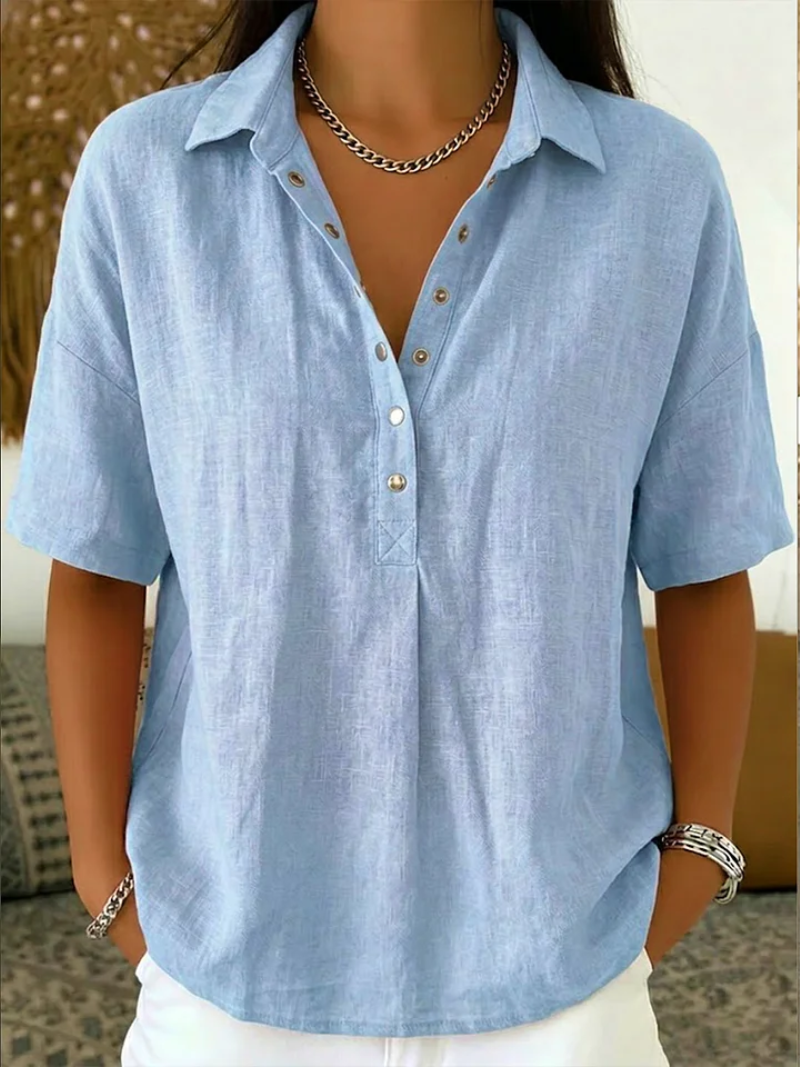 Ava – Button-Up Blouse