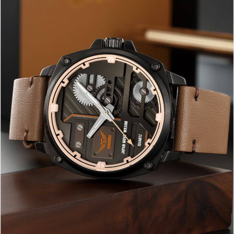 Herenhorloge van Leer Quartz™ – Olsen & Olsen