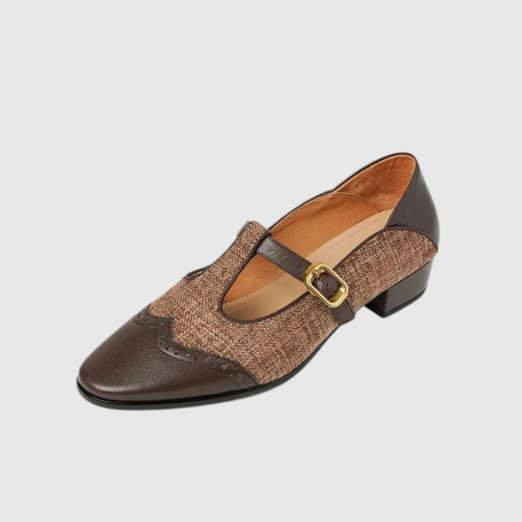 Chloé - Vintage Leren Schoenen met Gesp