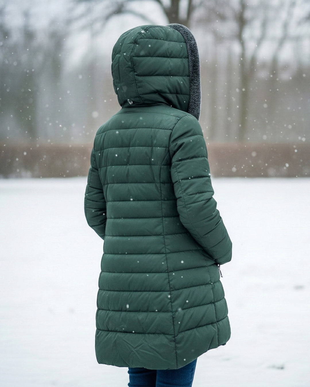 Clair | Gevoerde Pufferjas met Fleece