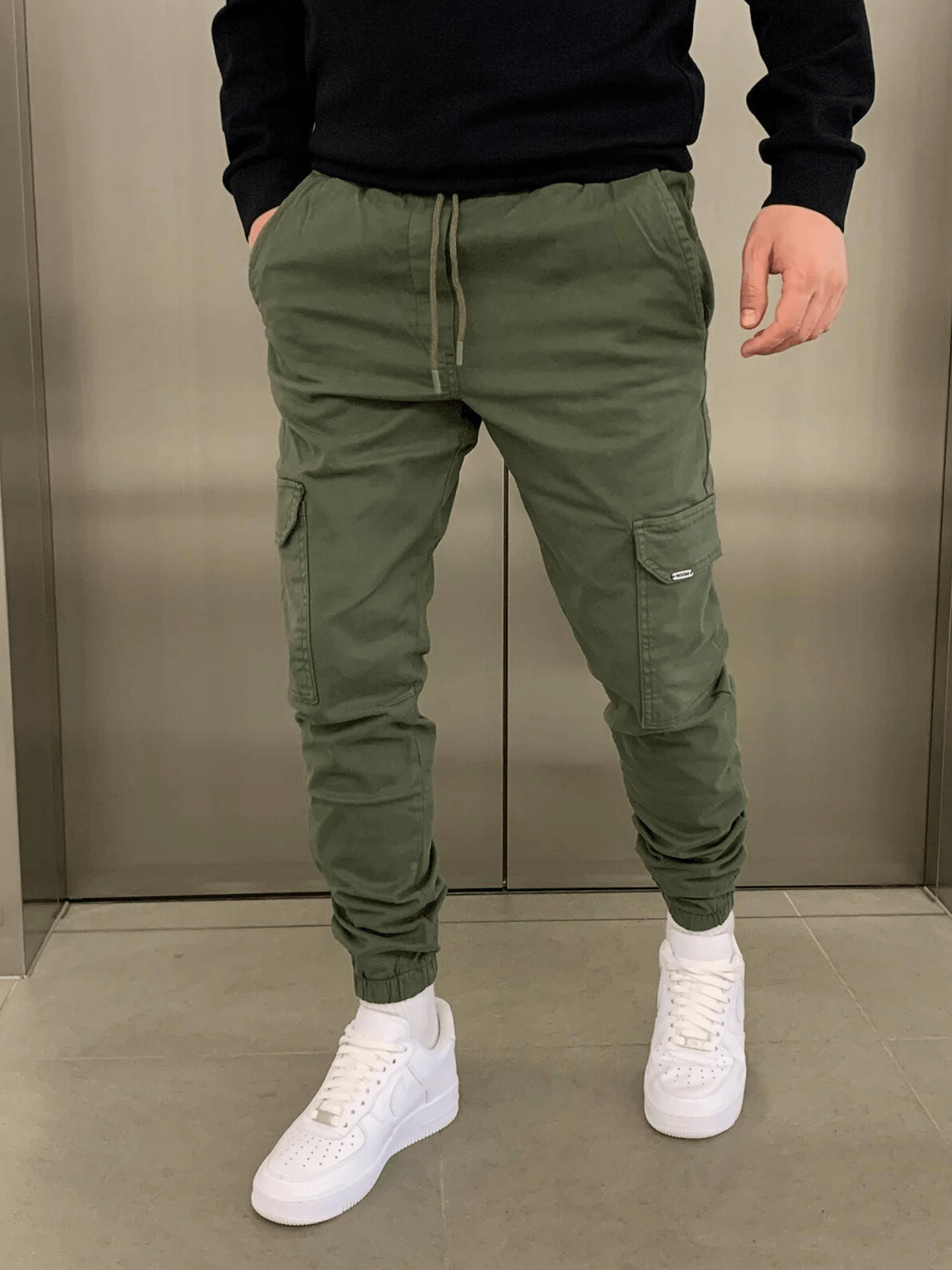 Jayden - Cargo Jogging Fit met Verstelbare Taille