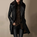 Maud - Elegante Leren Jas