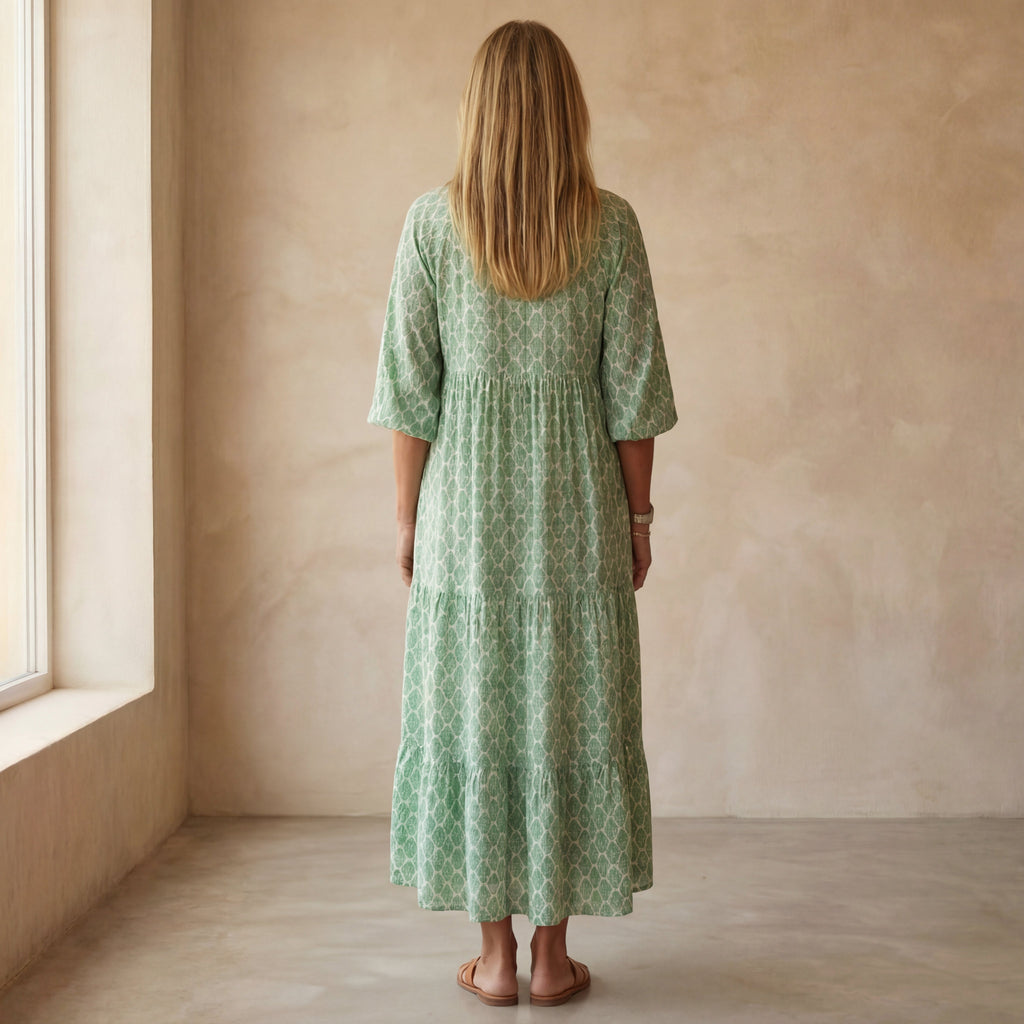 Sophie - Comfortabele Lange Jurk