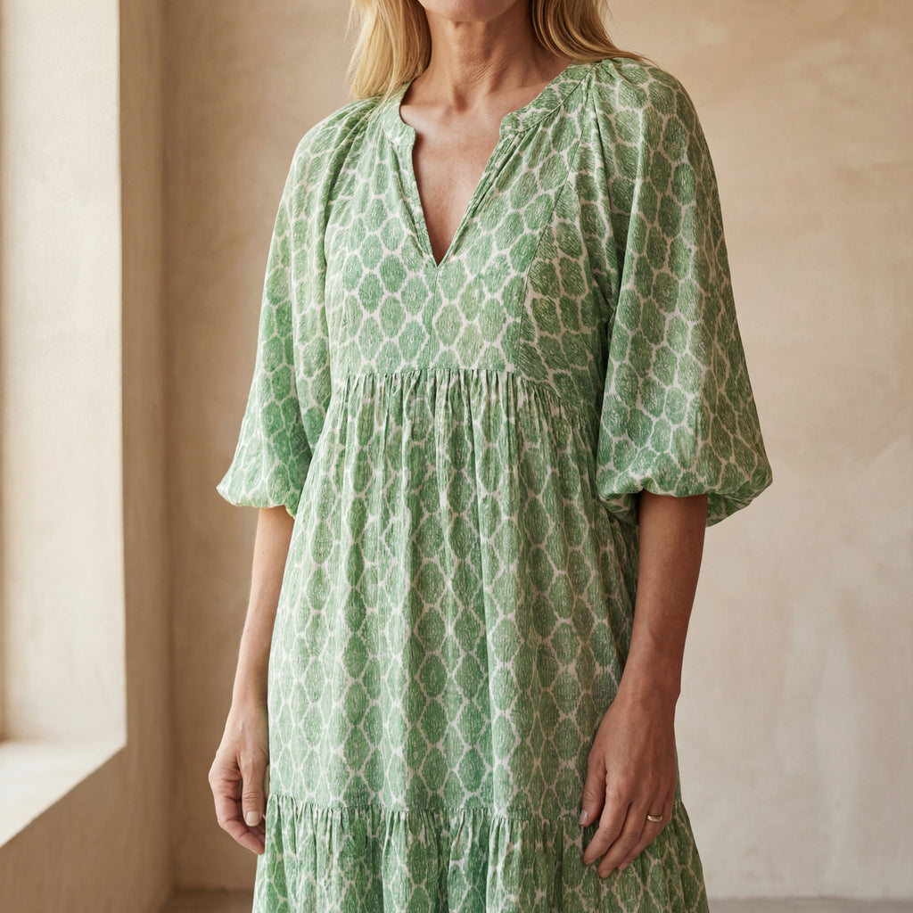 Sophie - Comfortabele Lange Jurk