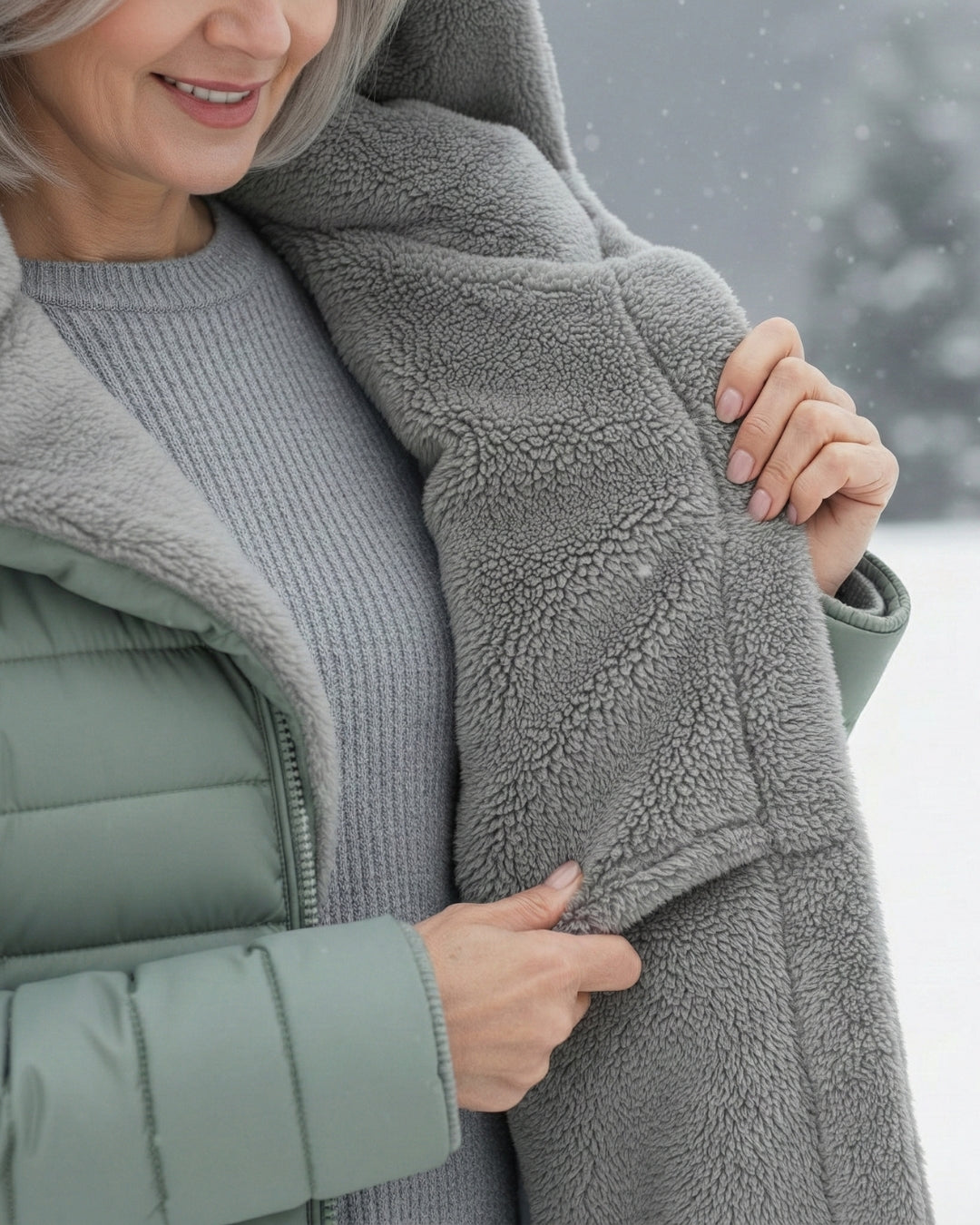 Clair | Gevoerde Pufferjas met Fleece