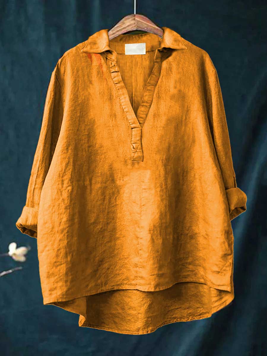 Andrea | Elegante Linnen Zomerblouse