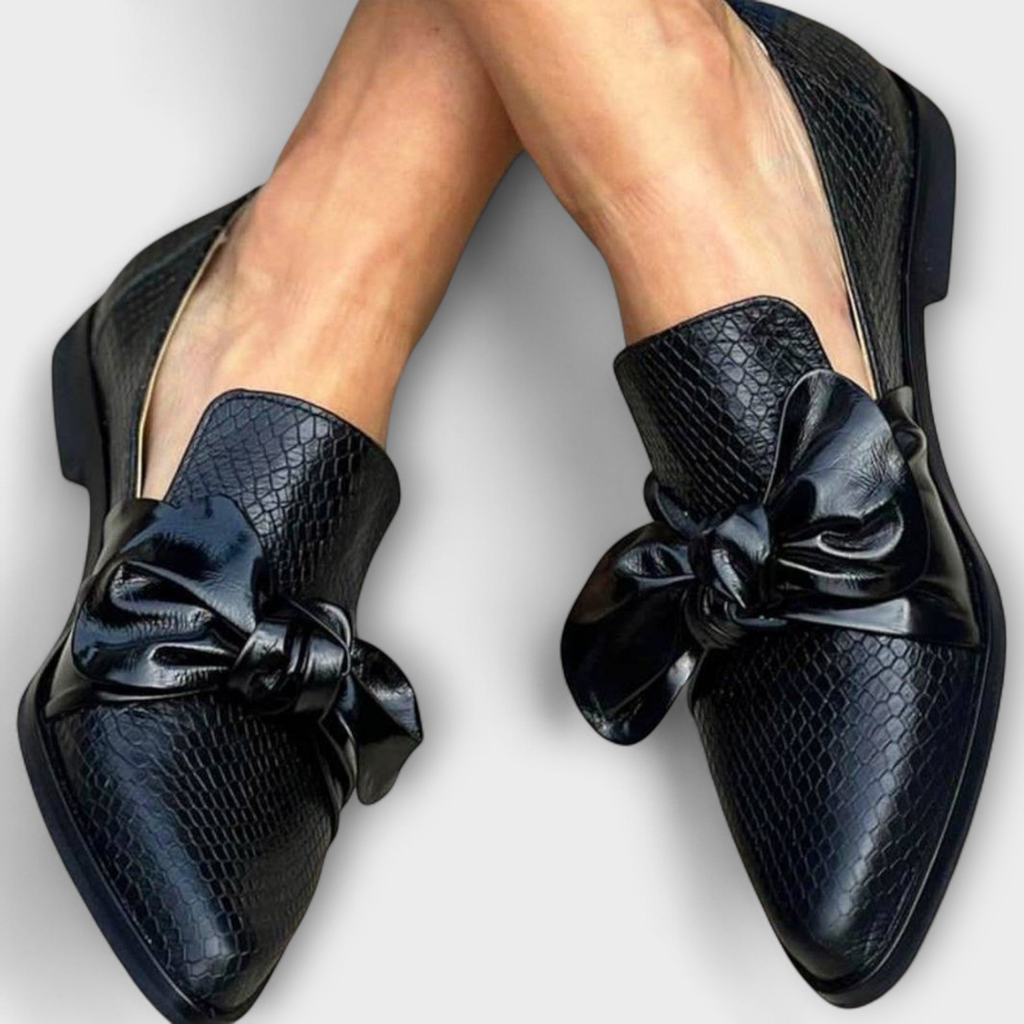 Claudia - Mocassins avec Détail Nœud