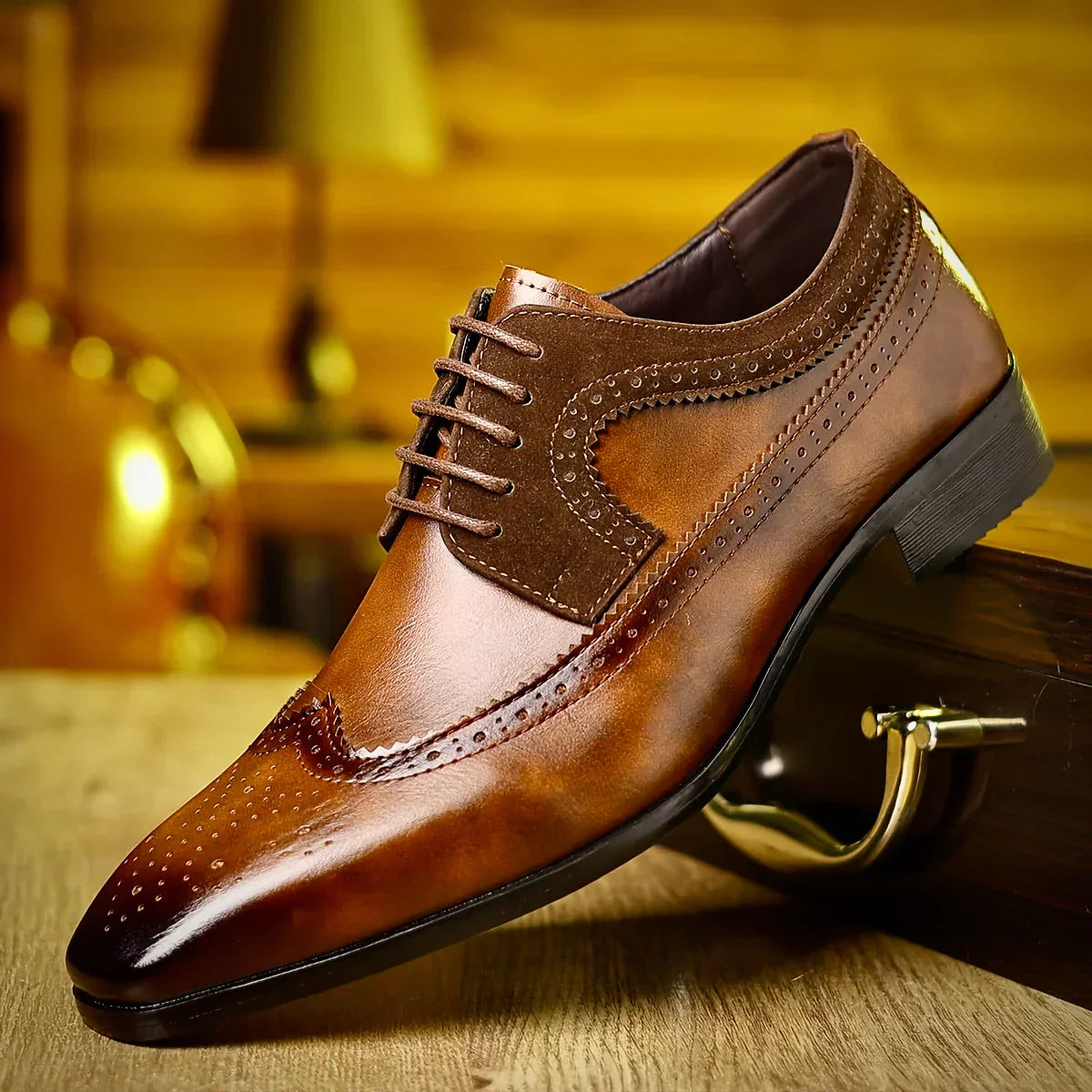 Alexander Prescott Leder Schnürschuhe