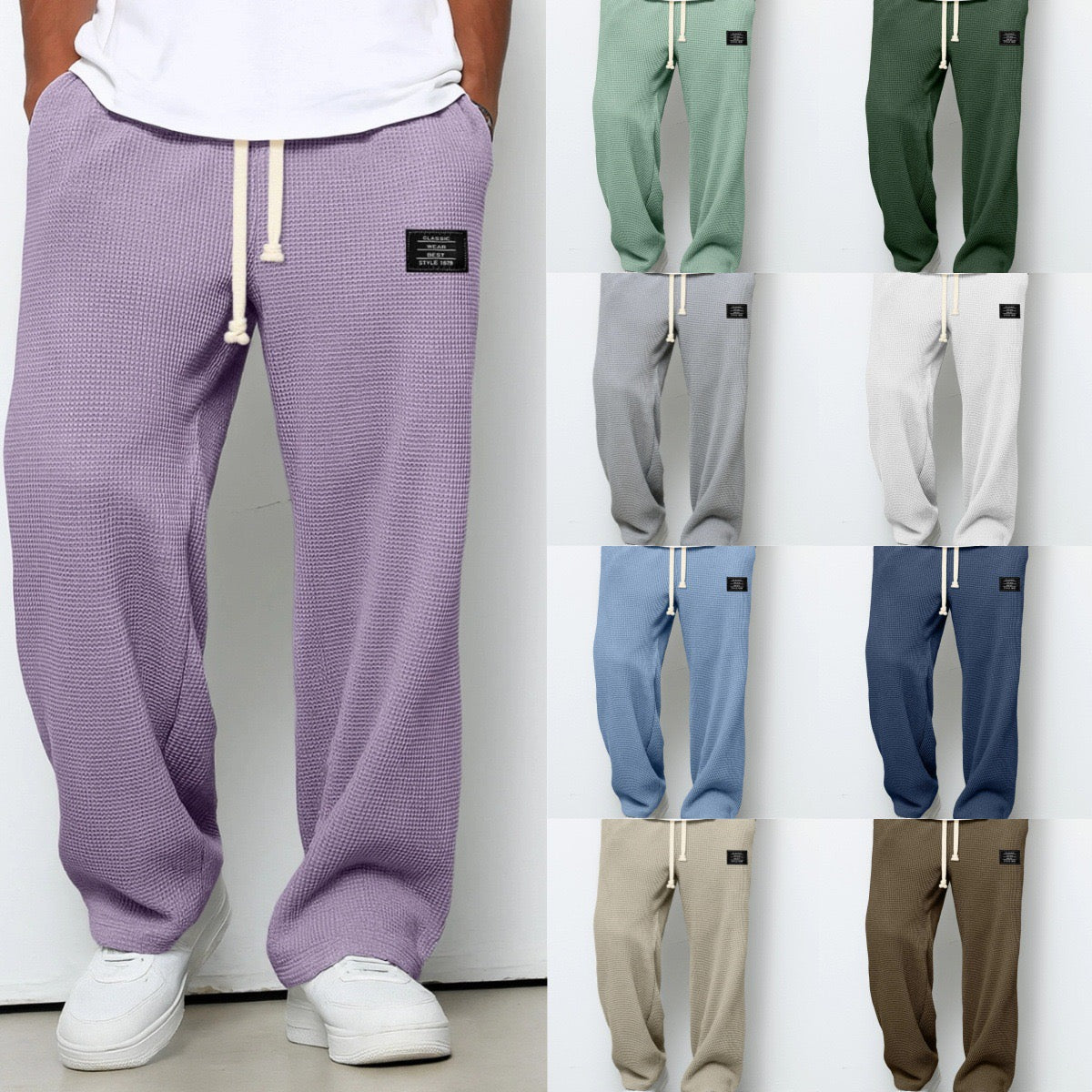 Brian | Comfort Fit Broek - Zacht, Ademend & Stijlvol (Donkerblauw)